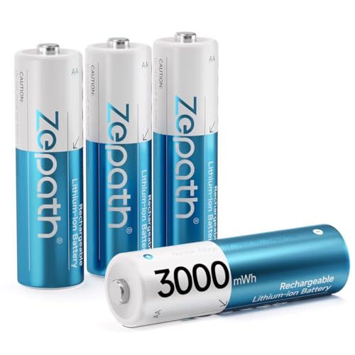 Amazon | Zepath 単三 充電池 充電式単三リチウム電池 1.5V 3000mWh充